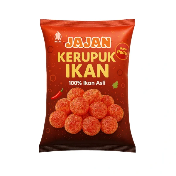 Kerupuk Ikan Pedas
