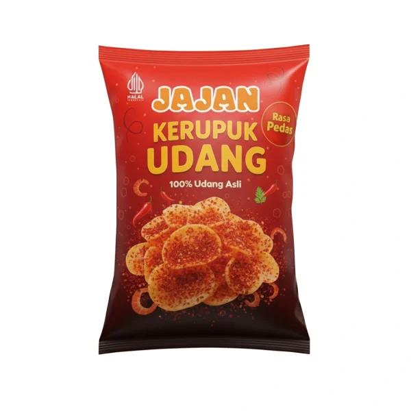 Kerupuk Udang Pedas